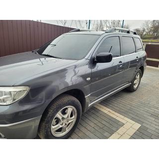 Fensterunterkante Zierleisten Edelstahl (6 Stk) Mitsubishi Outlander 2001-2006 Foto 4