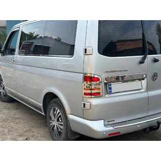 Fensterunterkante Chromleisten (6-teilig, Edelstahl) Volkswagen T5 Transporter 2003-2010 Foto 3