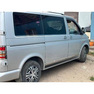 Fensterunterkante Chromleisten (6-teilig, Edelstahl) Volkswagen T5 Caravelle 2004-2010 Foto 3