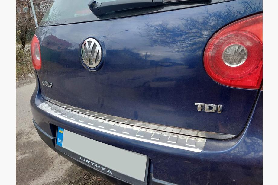 Volkswagen Golf 5 2003-2009 Heckstoßstangenabdeckung Carmos Edelstahl Plus Foto 5