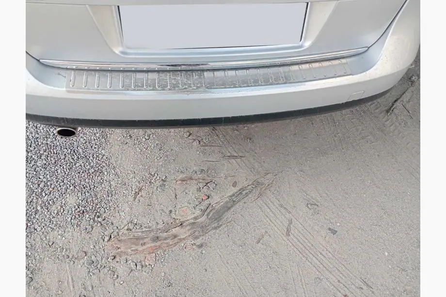 Volkswagen Passat B6 2006-2012 Heckstoßstangenschutz Carmos (nur SW) Image
