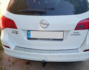 Opel Astra J 2009-2015 Heckstoßstangenabdeckung V-1 Carmos (SW, Edelstahl) Foto 1