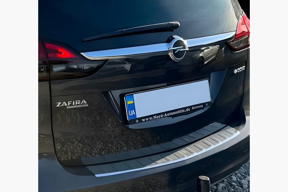 Opel Zafira C Tourer 2011-2019 Heckstoßstangenschutz Carmos Edelstahl Image