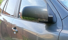 Hyundai Santa Fe 2 2006-2012 Spiegelabdeckungen (2 Stk, Edelstahl) Foto 2