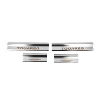 Einstiegsleisten Edelstahl Carmos (4 Stk) Volkswagen Touareg 2002–2010 Foto 2