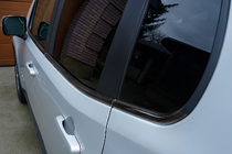 Jeep Renegade 2014- Fensterleisten Schwarz Chrom (6 Stk, Edelstahl) Foto 2