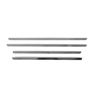 Fensterleisten Schwarz Chrom (4 Stk., Edelstahl) Dacia Duster 2008-2018 Foto 3