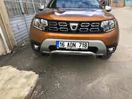 Renault Duster 2018-2024 Abdeckungen für Nebelscheinwerfer (2 Stk., Edelstahl) Foto 3