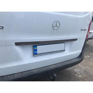 Kofferraumleisten über dem Kennzeichen BlackChrome (Edelstahl) Mercedes Vito/V-class W447 2014- Foto 2