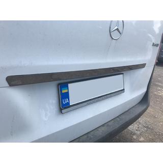 Kofferraumleisten über dem Kennzeichen BlackChrome (Edelstahl) Mercedes Vito/V-class W447 2014- Foto 4