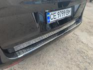 Mercedes Vito/V-class W447 2014- Heckstoßstangenabdeckung OmsaLine Schwarz Chrom (Edelstahl) Foto 3