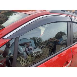 Windabweiser mit Chromleiste (4 Stk, Niken) Opel Mokka 2012-2021 Foto 4