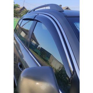 Windabweiser mit Chromleiste (4 Stk, Niken) Opel Antara 2006-2017 Foto 2