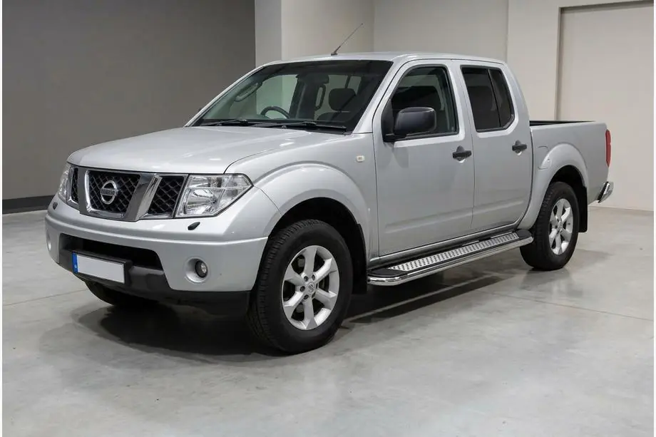 Nissan Navara 2006-2015 Seitenschweller Maydos V2 (2 Stk., Aluminium & Edelstahl) Image