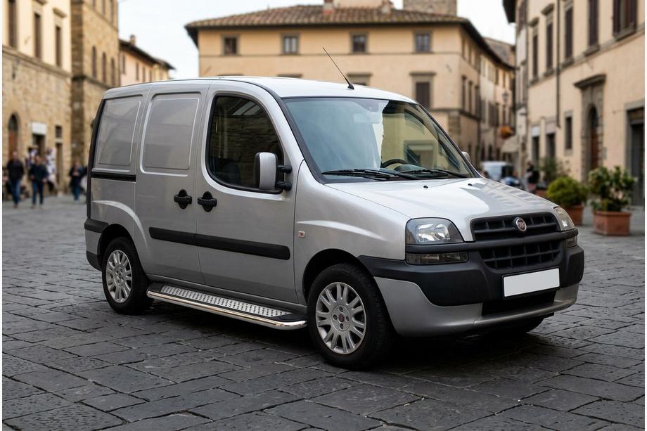 Fiat Doblo I 2001-2005 Seitenschweller Maydos V2 (2 Stk., Aluminium & Edelstahl) Foto 1