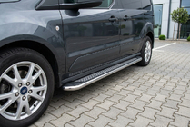 Ford Connect 2002–2006 Seitenschweller Maydos V2 (2 Stk., Aluminium & Edelstahl) Maxi Radstand Foto 1