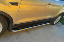 Ford Kuga/Escape 2013-2019 Seitenschweller Maydos V2 (2 Stk., Aluminium + Edelstahl) Foto 6