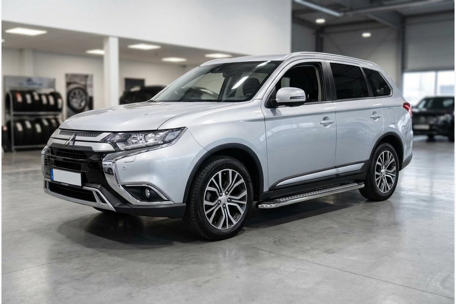 Mitsubishi Outlander 2012-2021 Seitenschweller Maydos V2 (2 Stk., Aluminium & Edelstahl) Image