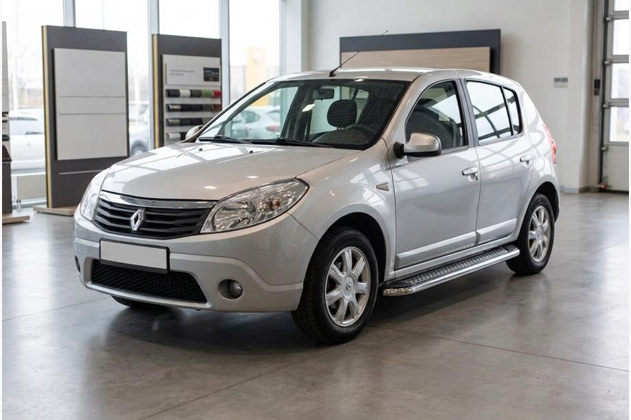 Renault Sandero 2007-2013 Seitenschweller Maydos V2 (2 Stk., Aluminium & Edelstahl) Image