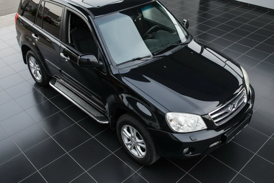 Chery Tiggo 3 2005- Seitenschweller Maydos V2 (2 Stk., Aluminium & Edelstahl) Image