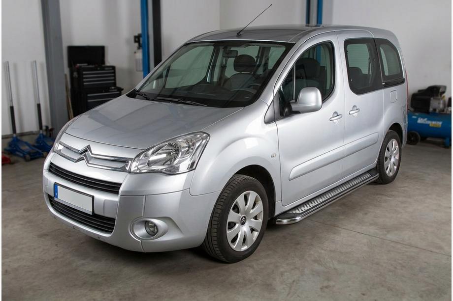Citroen Berlingo 2008-2018 Seitenschweller Maydos V2 (2 Stk., Aluminium & Edelstahl) Image