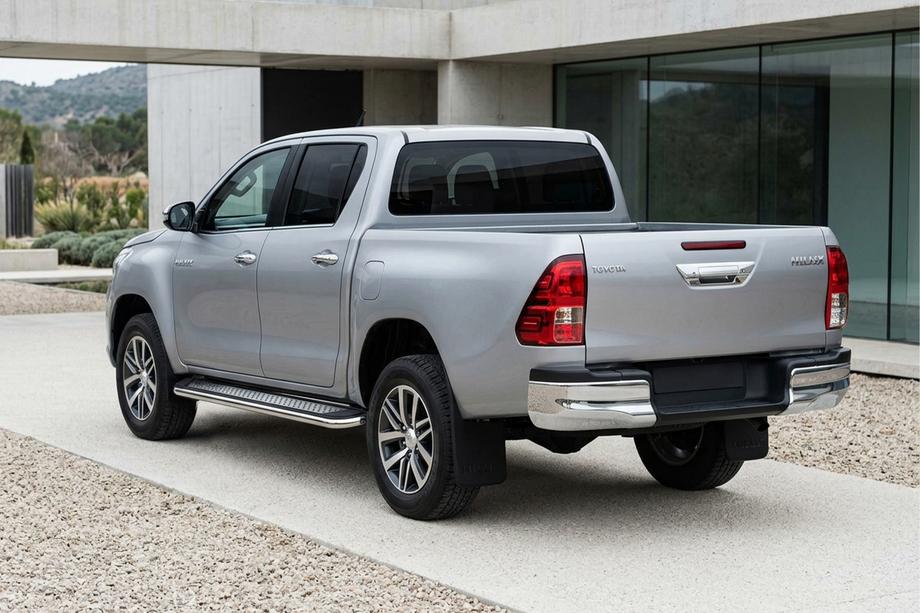 Toyota Hilux 2015- Seitenschweller Maydos V2 (2 Stk., Aluminium & Edelstahl) Foto 3