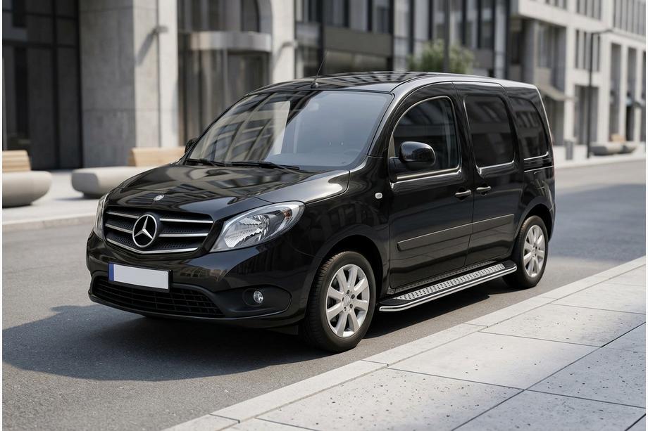 Mercedes Citan 2013-2021 Seitenschweller Maydos V2 (2 Stk., Aluminium & Edelstahl) Image