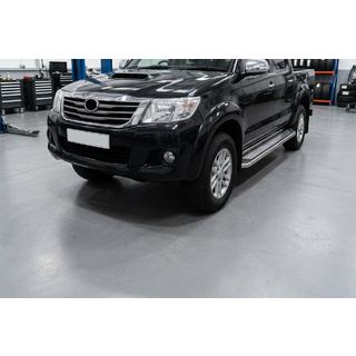 Seitenschweller Maydos V2 (2 Stk., Aluminium & Edelstahl) Toyota Hilux 2006-2015 Foto 1