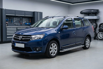 Dacia Logan MCV 2013-2020 Seitenschweller Maydos V2 (2 Stk., Aluminium & Edelstahl) Foto 1