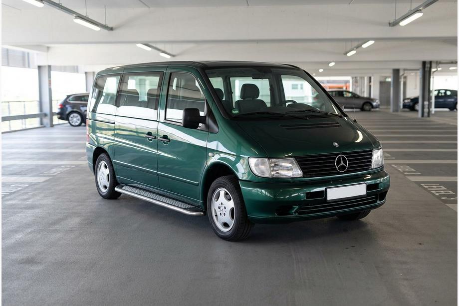 Mercedes Vito W638 1996-2003 Seitenschweller Maydos V2 (2 Stk., Aluminium & Edelstahl) Image