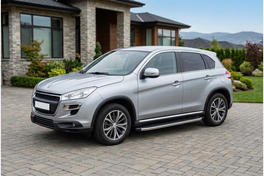 Peugeot 4008 2012-2017 Trittbretter BlackLine (2 Stk, Aluminium) Image