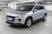 Peugeot 4008 2012-2017 Trittbretter Allmond Black (2 Stk., Aluminium) Foto 1