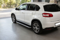 Peugeot 4008 2012-2017 Seitenschweller Tayga (2 Stk., Aluminium) Foto 1
