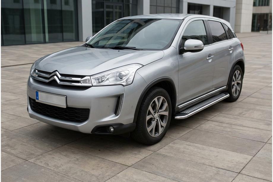 Citroen C-4 Aircross 2012-2017 Seitenschweller Maydos V2 (2 Stk., Aluminium & Edelstahl) Foto 1