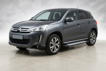 Citroen C-4 Aircross 2012-2017 Seitenschweller X5-Typ (2 Stk., Alu) Foto 1