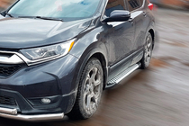 Honda CRV 2017-2022 Trittbretter Allmond Grey (2 Stk., Alu) Foto 1