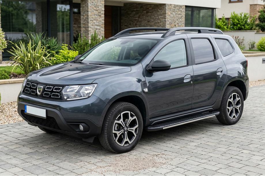 Renault Duster 2018-2024 Seitenschweller Bosphore Grey (2 Stk., Aluminium) Image