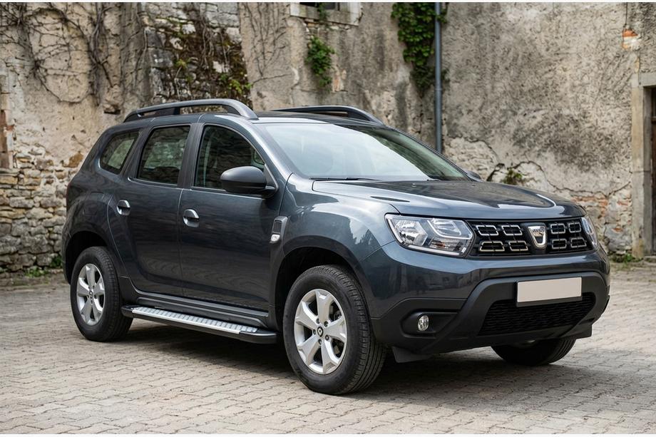 Dacia Duster 2018-2024 Trittbretter Allmond Grey (2 Stk., Aluminium) Image