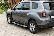 Dacia Duster 2018-2024 Seitenschweller Tayga Grey V2 (2 Stk., Aluminium) Foto 1