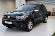 Dacia Duster 2018-2024 Seitenschweller Tayga Black V1 (2 Stk., Aluminium) Foto 1