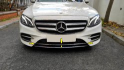 Mercedes E-class W213 2016-2023 Chromleiste für vordere Stoßstange 2016-2019 (Edelstahl) Foto 1