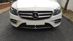 Mercedes E-class W213 2016-2023 Chromleiste für vordere Stoßstange 2016-2019 (Edelstahl) Foto 2