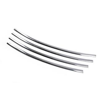 Zierleisten für Kühlergrill Stoßstange (2013↗, Edelstahl) Renault Fluence 2009-2016 Foto 3