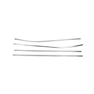 Unterer Türleisten Chromabdeckung (4 Stk, Edelstahl) Toyota Corolla 2013-2019 Foto 3
