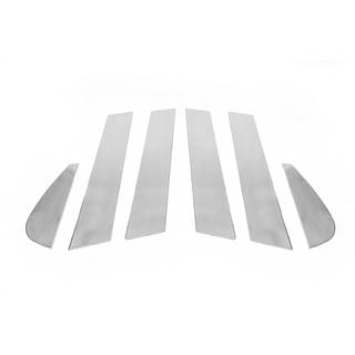 Edelstahl Säulenabdeckungen Peugeot 508 2010-2018 Foto 2
