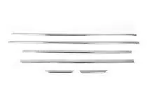 Mercedes C-class W204 2007-2015 Chrom Fensterleisten Abdeckungen (6 Stk, Edelstahl) Foto 3