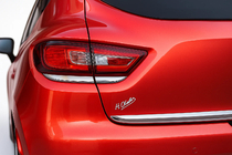 Renault Clio IV 2012-2019 Abdeckung für Rückleuchten (2 Stk., Schwarz Chrom) Foto 3