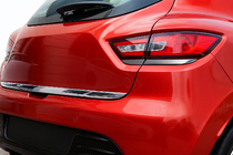 Renault Clio IV 2012-2019 Abdeckung für Rückleuchten (2 Stk., Schwarz Chrom) Foto 4