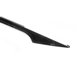 Kennzeichenleiste Schwarz Chrom (Edelstahl) Nissan Qashqai 2014-2021 Foto 2