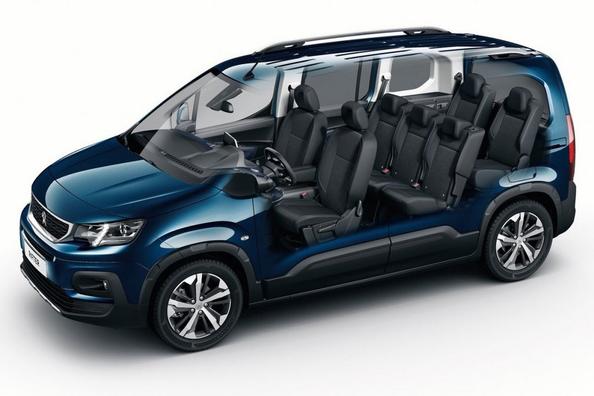 Kompaktwagen Peugeot Rifter: das neue Auto in der Linie der französischen Firma Foto 5